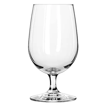 Libbey 16 oz Goblet Glass Set of 6, Durable & Chic