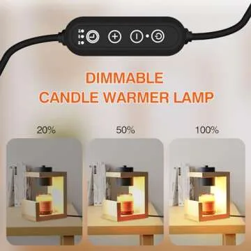 Candle Warmer Lamp with Timer for Scented Candles