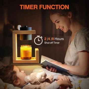 Candle Warmer Lamp with Timer for Scented Candles