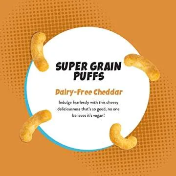 Ka-Pop! Vegan Cheddar Puffs - Gluten-Free, Non-GMO Snacks