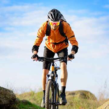 Frienda 3 Pairs Neon Retro Semi Rimless Sunglasses