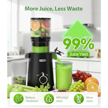 ECOSELF Cold Press Juicer for Whole Fruits & Vegetables