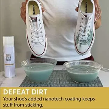 Gold Standard Premium Water-Repellent Shoe Protector Spray – 5 Oz. Suede Shoe Protector Spray Waterproof Formula Repels Water and Stains - Leather, Nubuck, Suede, Canvas, White Sneaker Protector Spray