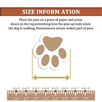 CovertSafe& Dog Boots for Dogs Non-Slip, Waterproof Dog Booties for Outdoor, Dog Shoes for Medium to Large Dogs 4Pcs with Rugged Sole Black-Brown