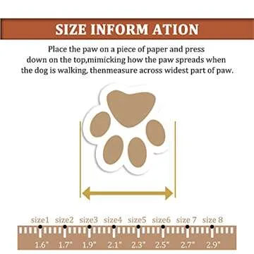 CovertSafe& Dog Boots for Dogs Non-Slip, Waterproof Dog Booties for Outdoor, Dog Shoes for Medium to Large Dogs 4Pcs with Rugged Sole Black-Brown