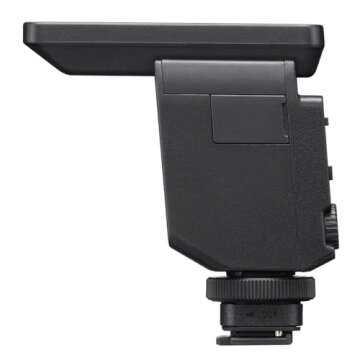 Digital MI Shoe Shotgun Microphone with Beamforming Technology for Three switchable directivities - ECM-B10,Black