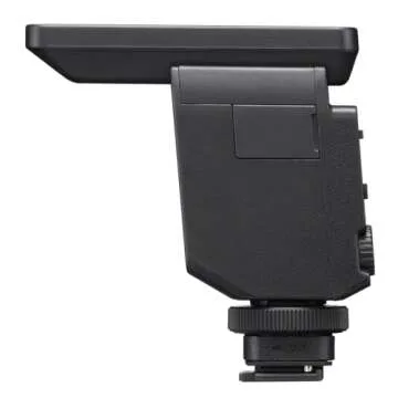 Digital MI Shoe Shotgun Microphone with Beamforming Technology for Three switchable directivities - ECM-B10,Black