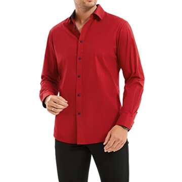 Alex Vando Men's Dress Shirt - Stylish & Comfortable
