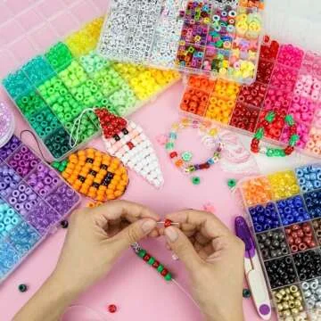 Create with Paodey 5 Boxes Bracelet Kit 3500+ Beads