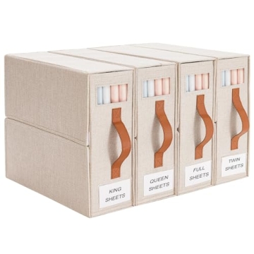 StarAneer Bed Sheet Organizer - Stylish & Durable Storage