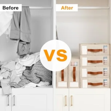 StarAneer Bed Sheet Organizer - Stylish & Durable Storage