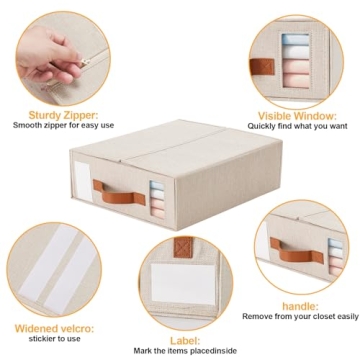 StarAneer Bed Sheet Organizer - Stylish & Durable Storage