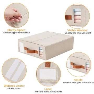 StarAneer Bed Sheet Organizer - Stylish & Durable Storage