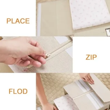 StarAneer Bed Sheet Organizer - Stylish & Durable Storage