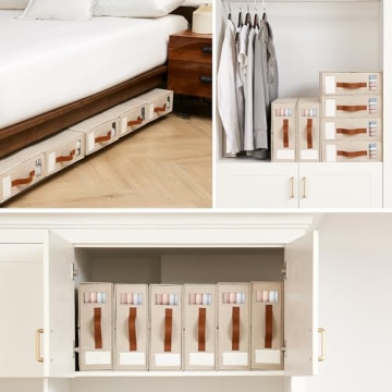 StarAneer Bed Sheet Organizer - Stylish & Durable Storage