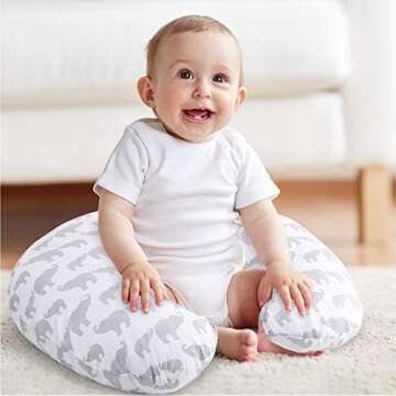 Peanutshell Nursing Pillow - Comfortable & Versatile Baby Essential