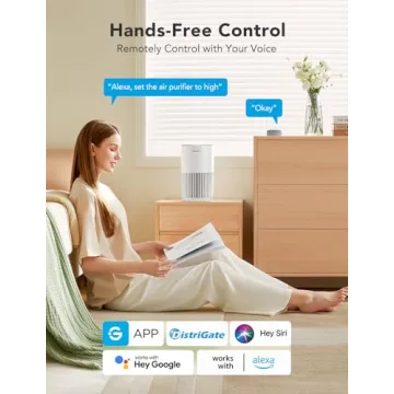 GoveeLife Mini Air Purifier with Smart HEPA Filter and App Control