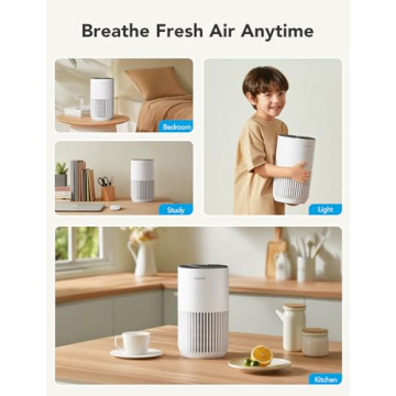 GoveeLife Mini Air Purifier with Smart HEPA Filter and App Control