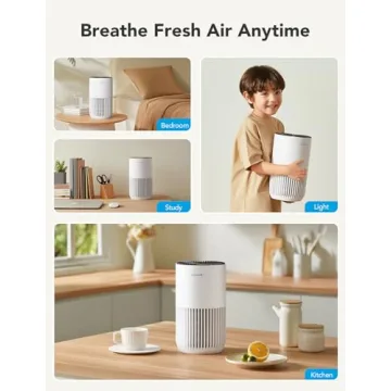 GoveeLife Mini Air Purifier with Smart HEPA Filter and App Control