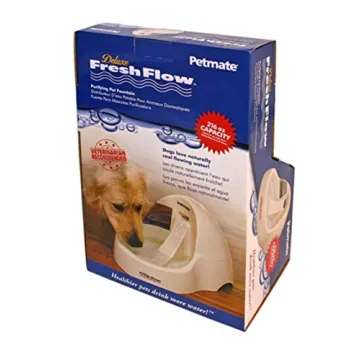 Petmate Deluxe Fresh Flow Fountain for Cats and Dogs