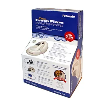 Petmate Deluxe Fresh Flow Fountain for Cats and Dogs