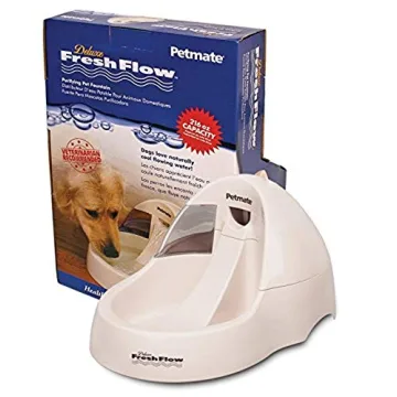 Petmate Deluxe Fresh Flow Fountain for Cats and Dogs