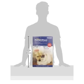 Petmate Deluxe Fresh Flow Fountain for Cats and Dogs