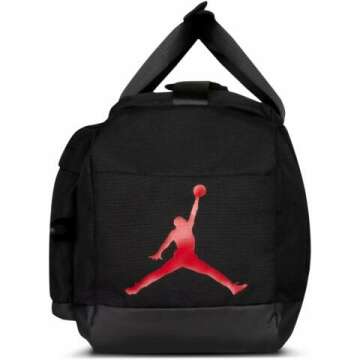 Nike Jordan Air Duffel Bag - Sleek Black Gym Essentials