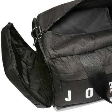 Nike Jordan Air Duffel Bag - Sleek Black Gym Essentials
