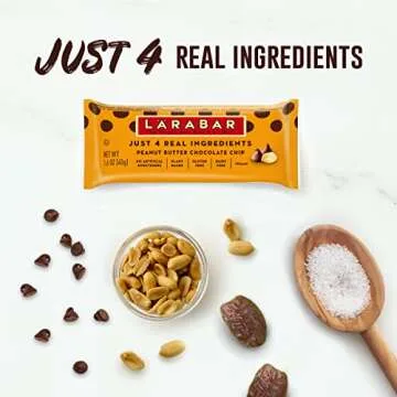Larabar Peanut Butter Chocolate Chip Bars Gluten-Free Energy Snack 16 Ct