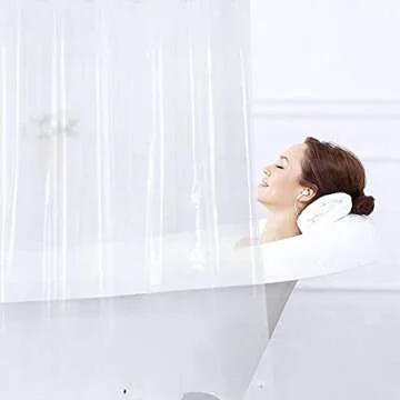 HARBOREST Waterproof Shower Curtain Liner 72x72 Durable Design