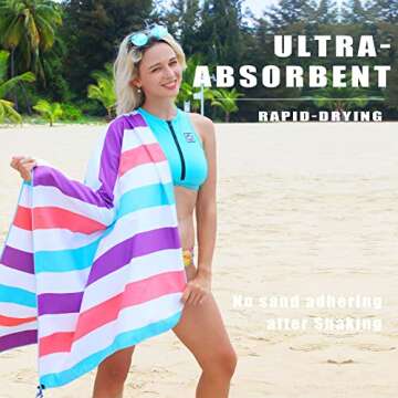 Exclusivo Mezcla Quick Dry Beach Towel - Lightweight & Stylish