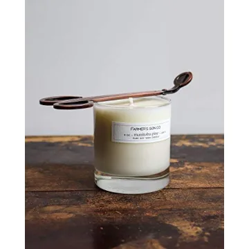 Vifoulal Candle Wick Trimmer - Elegant Brass Finish Tool