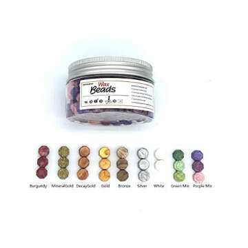 Wax Seal Beads, Moorlando 200Pcs Wax Sealing Beads for Wax Stamp Sealing, Perfect for Cards, Envelopes, Invitations, Wine Packages, Letter Sealing