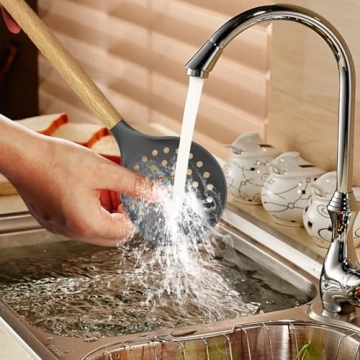 Silicone Cooking Utensils Set for Nonstick Cookware