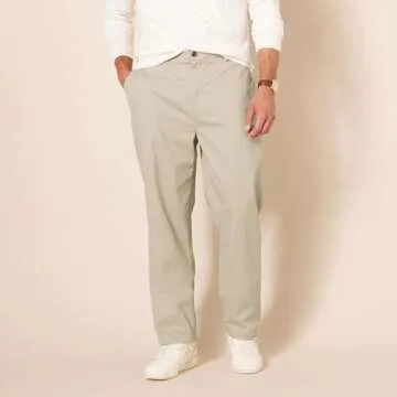 Men's Classic-Fit Wrinkle-Resistant Chino Pants - Amazon Essentials
