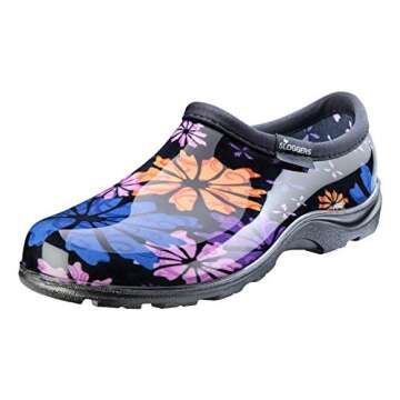 Sloggers Original Waterproof Rain and Garden Shoe for Women– Outdoor Slip-On Garden Clog - Made in...