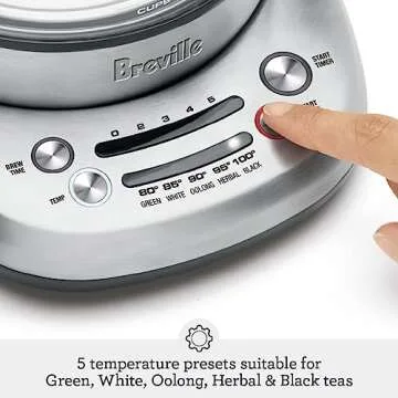 Breville Smart Tea Infuser Compact Kettle for Perfect Tea