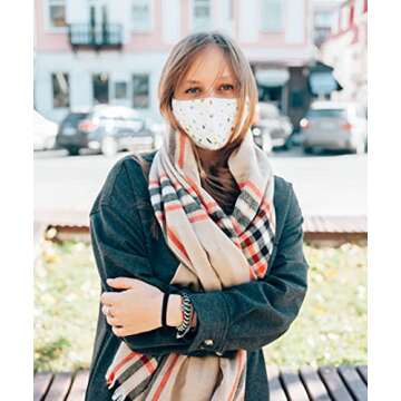 Breathable HOPE LOVE SHINE Adult Face Mask - Stylish & Reusable