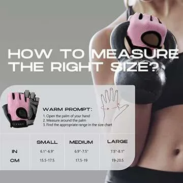 LIFECT Breathable Workout Gloves for All Fitness Levels