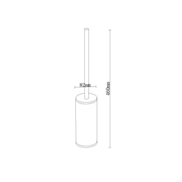 BGL Toilet Brush Holder Gold - Stylish Stainless Steel Set