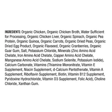 Castor & Pollux Tiny Feasts Organic Chicken Dog Food Trays