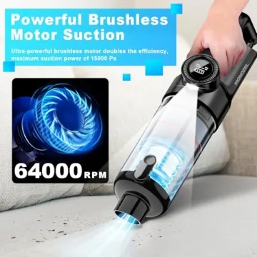 Handheld Vacuum Cleaner - Powerful & Portable Cordless