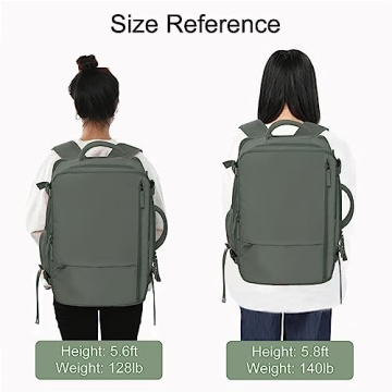 Hanples 40L Travel Backpack for Women Laptop Approved