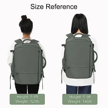Hanples 40L Travel Backpack for Women Laptop Approved