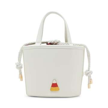 Betsey Johnson Gimmie Candy Bucket Bag-Ghost Girl, White