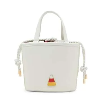 Betsey Johnson Gimmie Candy Bucket Bag-Ghost Girl, White