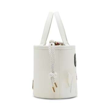 Betsey Johnson Gimmie Candy Bucket Bag-Ghost Girl, White