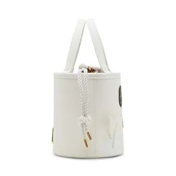 Betsey Johnson Gimmie Candy Bucket Bag-Ghost Girl, White