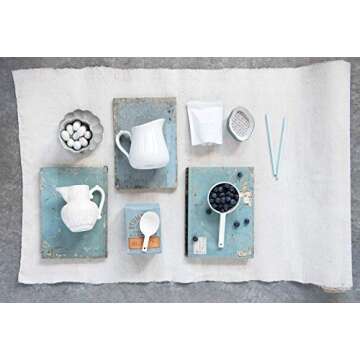 Creative Co-Op 36 oz. Vintage Reproduction Stoneware Pitcher, White